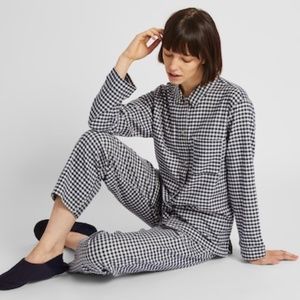 Uniqlo Stretch Flannel Pajama Set